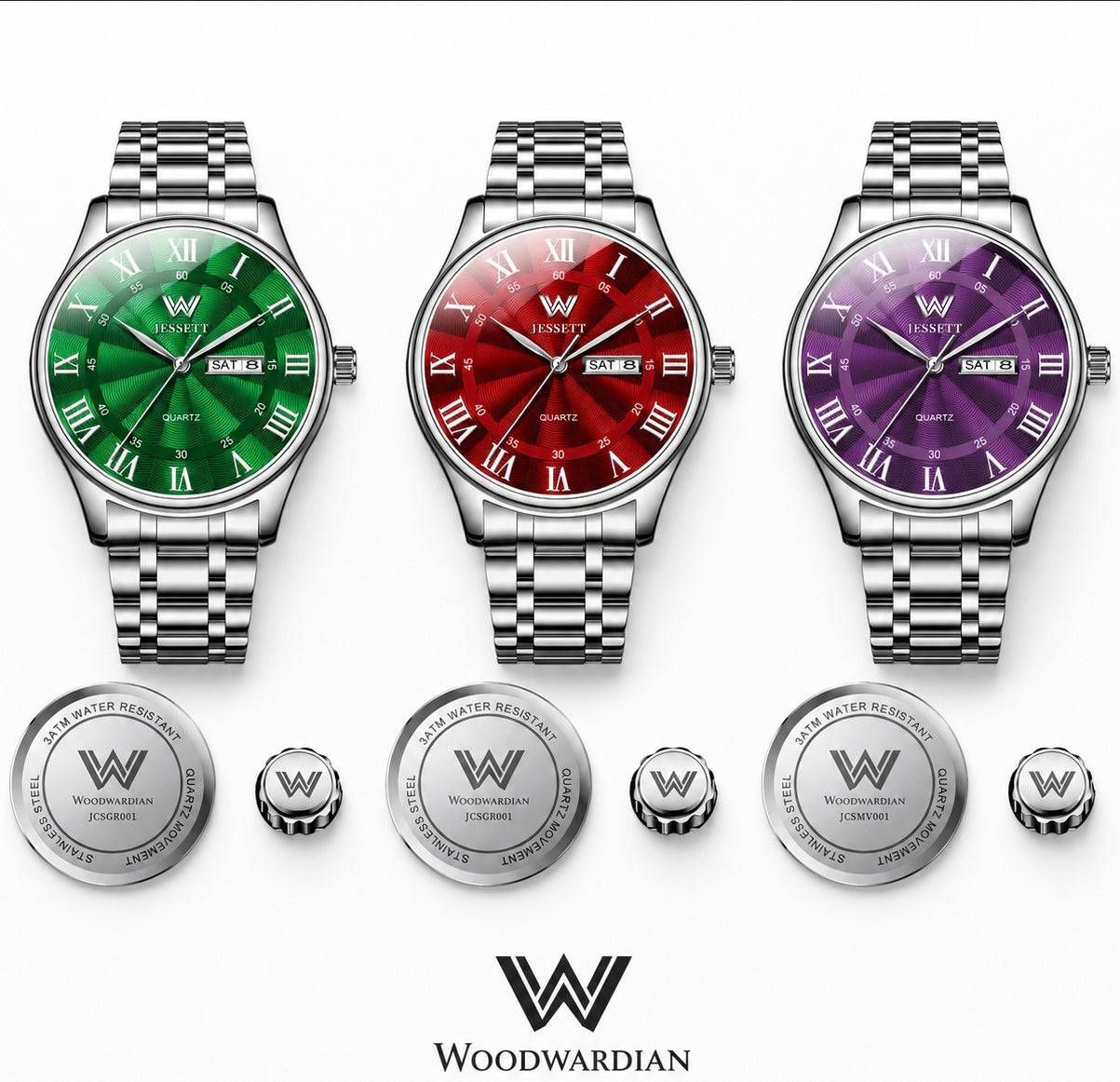 Woodwardian JESSETT Collection TRIO PACK