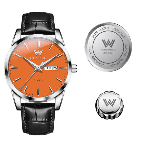 Woodwardian Classic CCORN001 | Leather Strap Quartz Watch