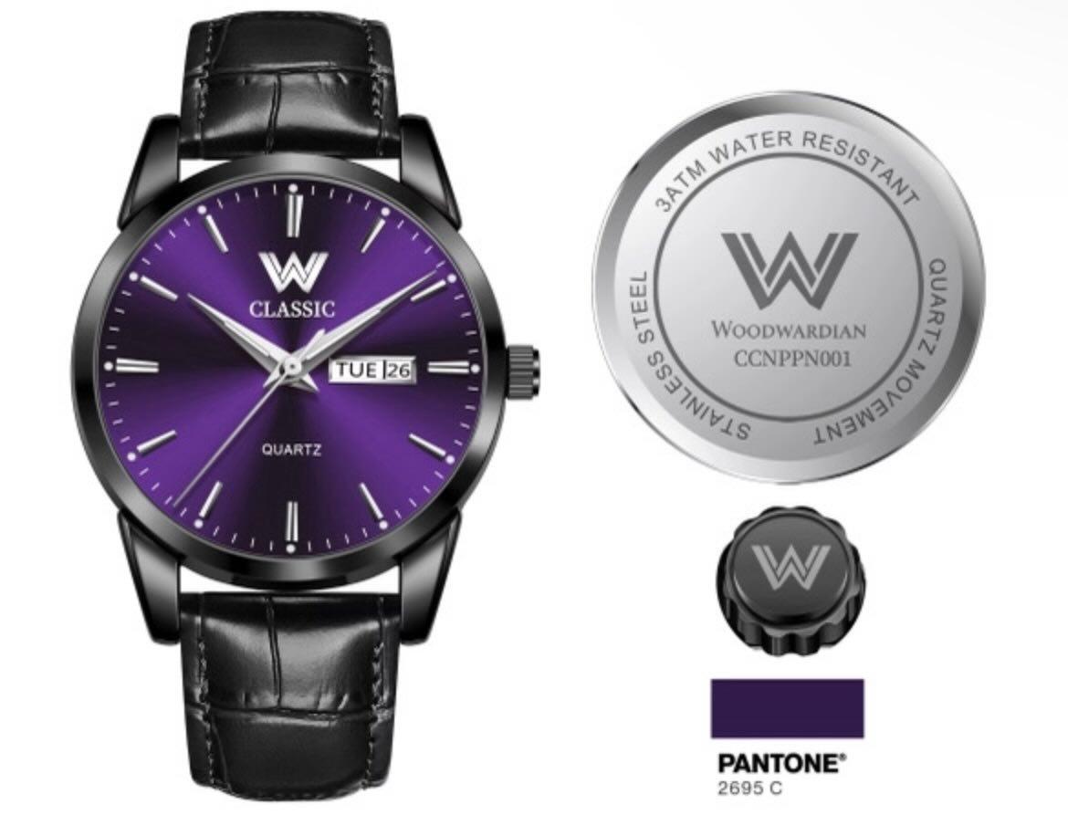 Woodwardian Classic CCNPPN001 | Leather Strap Quartz Watch
