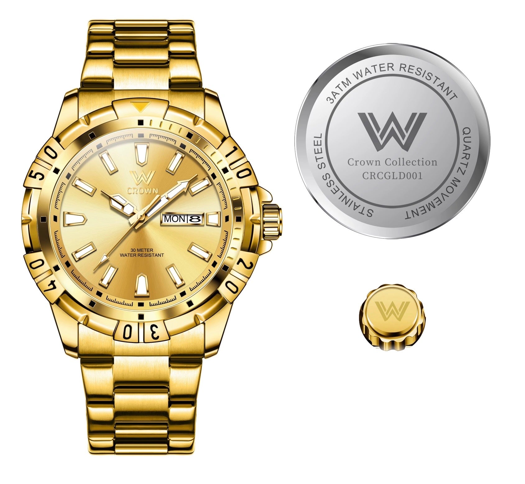 Woodwardian Crown Collection Gold | CRCGLD001