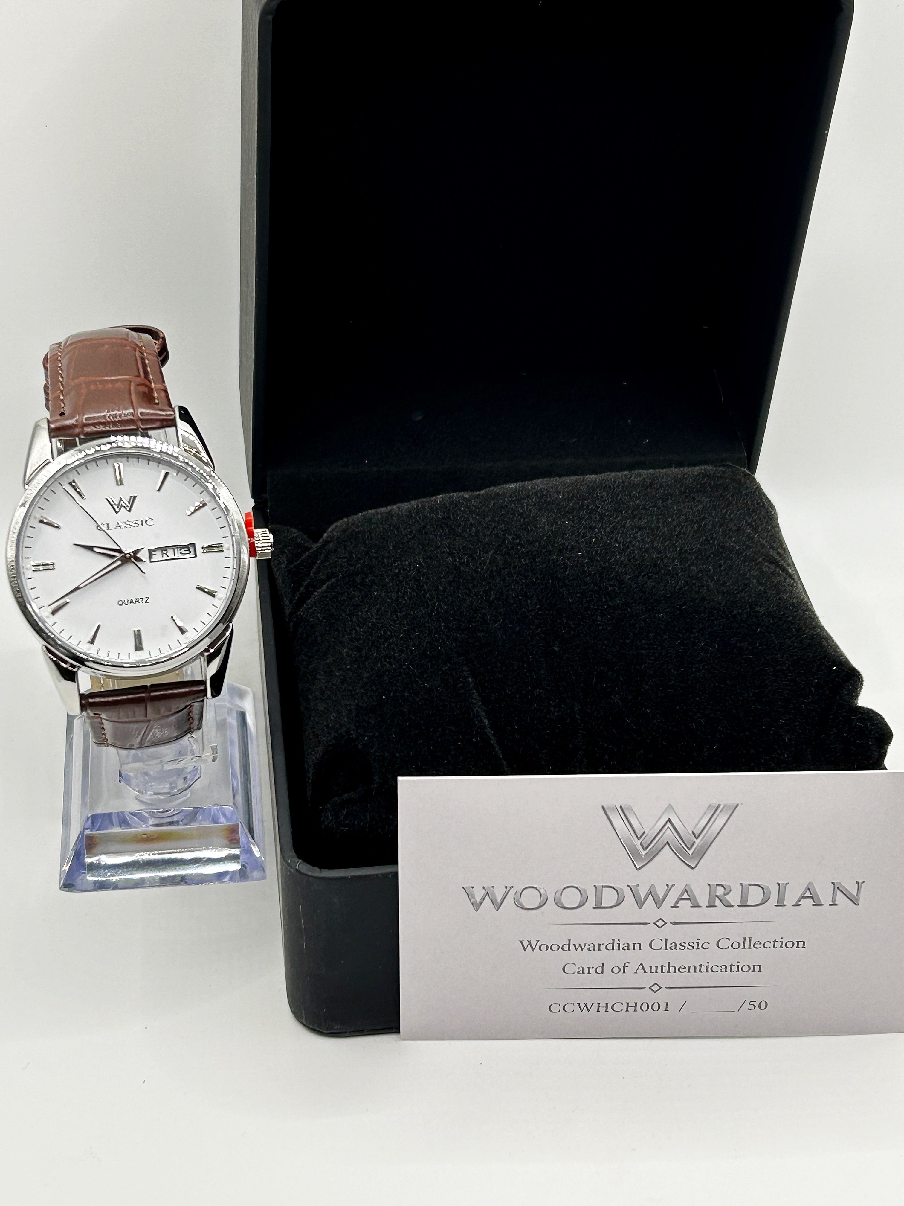 Woodwardian Classic CCWHCH001 | Leather Strap Quartz Watch